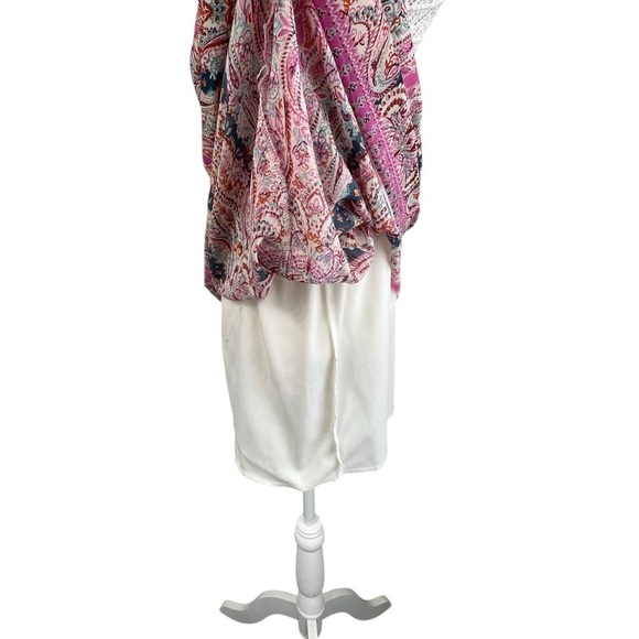 Trixxi Three Pink Hearts Sleeveless Open Back Maxi Dress - Size Small - Picture 7 of 13